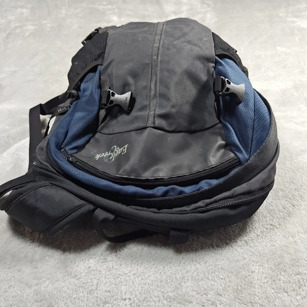 Eagle Creek Voyage Backpack Mens Large Gray Blue Ripstop Travel Daypack Hiking
